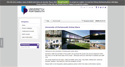 Desktop Screenshot of onlinestore.port.ac.uk