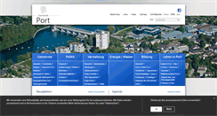 Desktop Screenshot of port.ch
